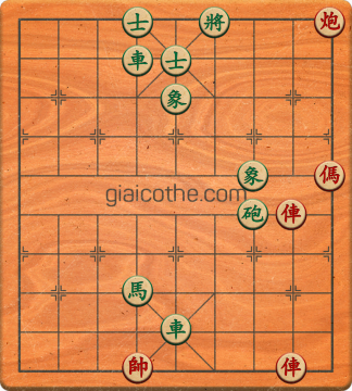 Bàn cờ tướng bài tập Cờ Tướng Haga thế Vừa ván 178 - Độ khó Trung Bình