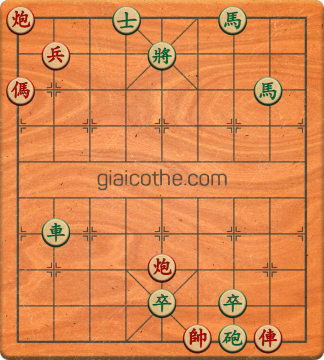 Bàn cờ tướng bài tập Cờ Tướng Haga thế Vừa ván 182 - Độ khó Trung Bình