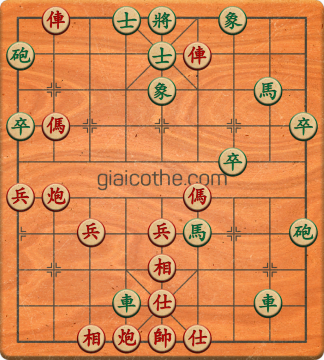 Bàn cờ tướng bài tập Cờ Tướng Haga thế Vừa ván 199 - Độ khó Trung Bình