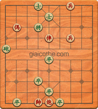 Bàn cờ tướng bài tập Cờ Tướng Haga thế Vừa ván 214 - Độ khó Khó