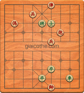 Bàn cờ tướng bài tập Cờ Tướng Haga thế Vừa ván 216 - Độ khó Khó