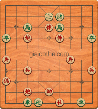 Bàn cờ tướng bài tập Cờ Tướng Haga thế Vừa ván 227 - Độ khó Trung Bình