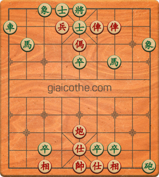 Bàn cờ tướng bài tập Cờ Tướng Haga thế Vừa ván 228 - Độ khó Trung Bình