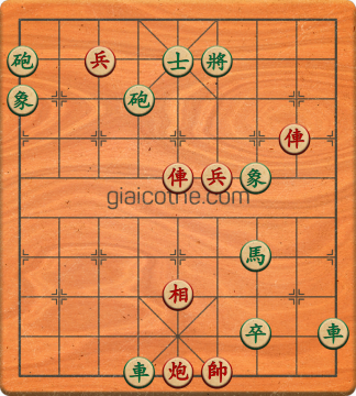 Bàn cờ tướng bài tập Cờ Tướng Haga thế Vừa ván 243 - Độ khó Trung Bình