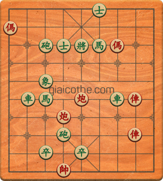 Bàn cờ tướng bài tập Cờ Tướng Haga thế Vừa ván 252 - Độ khó Khó