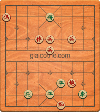 Bàn cờ tướng bài tập Cờ Tướng Haga thế Vừa ván 255 - Độ khó Khó