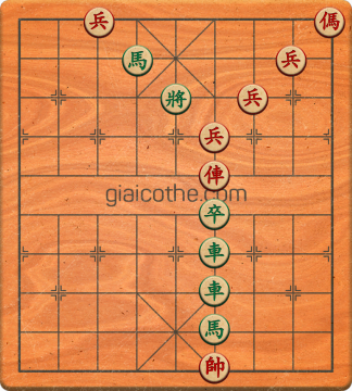 Bàn cờ tướng bài tập Cờ Tướng Haga thế Vừa ván 257 - Độ khó Khó