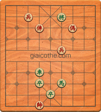 Bàn cờ tướng bài tập Cờ Tướng Haga thế Vừa ván 26 - Độ khó Trung Bình