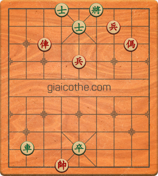 Bàn cờ tướng bài tập Cờ Tướng Haga thế Vừa ván 261 - Độ khó Trung Bình