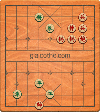 Bàn cờ tướng bài tập Cờ Tướng Haga thế Vừa ván 264 - Độ khó Khó