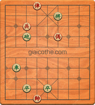 Bàn cờ tướng bài tập Cờ Tướng Haga thế Vừa ván 269 - Độ khó Khó