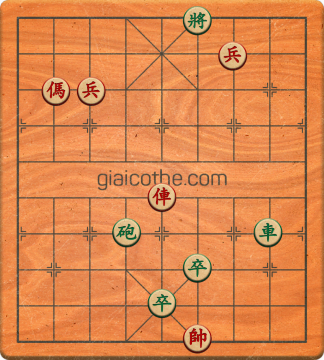 Bàn cờ tướng bài tập Cờ Tướng Haga thế Vừa ván 28 - Độ khó Trung Bình