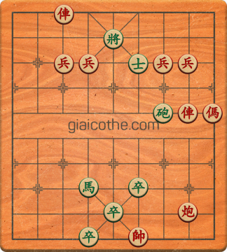 Bàn cờ tướng bài tập Cờ Tướng Haga thế Vừa ván 293 - Độ khó Khó