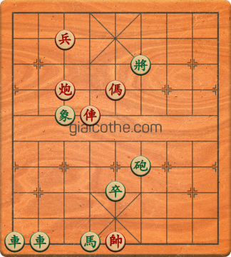 Bàn cờ tướng bài tập Cờ Tướng Haga thế Vừa ván 294 - Độ khó Khó