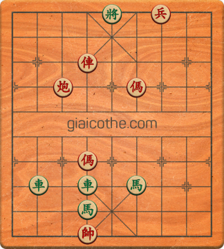 Bàn cờ tướng bài tập Cờ Tướng Haga thế Vừa ván 295 - Độ khó Khó