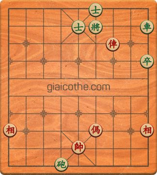 Bàn cờ tướng bài tập Cờ Tướng Haga thế Vừa ván 296 - Độ khó Trung Bình