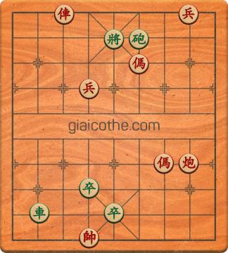 Bàn cờ tướng bài tập Cờ Tướng Haga thế Vừa ván 298 - Độ khó Khó