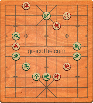 Bàn cờ tướng bài tập Cờ Tướng Haga thế Vừa ván 30 - Độ khó Trung Bình