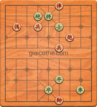 Bàn cờ tướng bài tập Cờ Tướng Haga thế Vừa ván 302 - Độ khó Khó