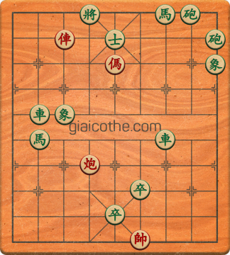 Bàn cờ tướng bài tập Cờ Tướng Haga thế Vừa ván 31 - Độ khó Trung Bình