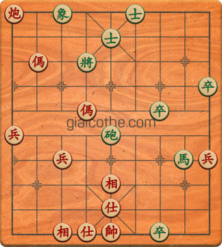 Bàn cờ tướng bài tập Cờ Tướng Haga thế Vừa ván 310 - Độ khó Trung Bình