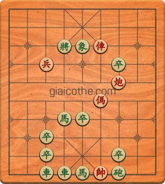 Bàn cờ tướng bài tập Cờ Tướng Haga thế Vừa ván 312 - Độ khó Khó