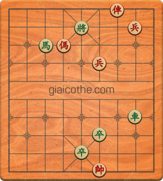 Bàn cờ tướng bài tập Cờ Tướng Haga thế Vừa ván 314 - Độ khó Khó