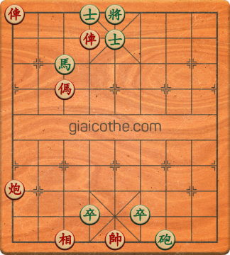 Bàn cờ tướng bài tập Cờ Tướng Haga thế Vừa ván 317 - Độ khó Trung Bình