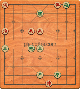 Bàn cờ tướng bài tập Cờ Tướng Haga thế Vừa ván 328 - Độ khó Khó