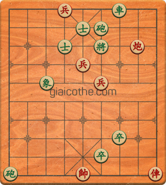 Bàn cờ tướng bài tập Cờ Tướng Haga thế Vừa ván 333 - Độ khó Trung Bình