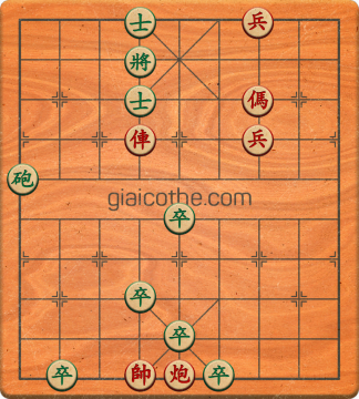 Bàn cờ tướng bài tập Cờ Tướng Haga thế Vừa ván 337 - Độ khó Khó