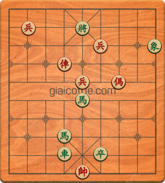 Bàn cờ tướng bài tập Cờ Tướng Haga thế Vừa ván 339 - Độ khó Khó