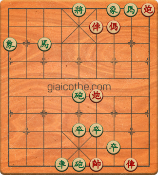 Bàn cờ tướng bài tập Cờ Tướng Haga thế Vừa ván 341 - Độ khó Khó