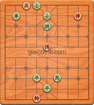 Bàn cờ tướng bài tập Cờ Tướng Haga thế Vừa ván 346 - Độ khó Trung Bình