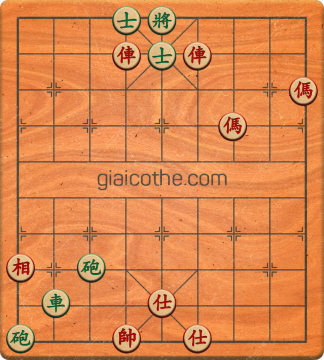 Bàn cờ tướng bài tập Cờ Tướng Haga thế Vừa ván 352 - Độ khó Trung Bình