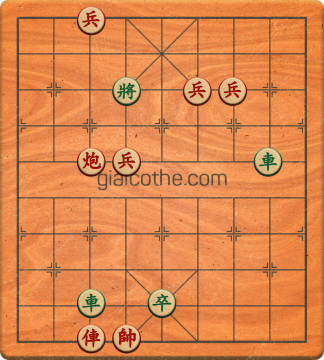 Bàn cờ tướng bài tập Cờ Tướng Haga thế Vừa ván 353 - Độ khó Khó