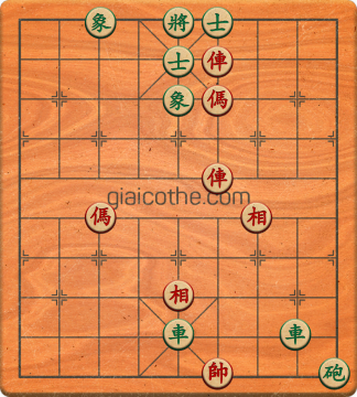 Bàn cờ tướng bài tập Cờ Tướng Haga thế Vừa ván 356 - Độ khó Trung Bình