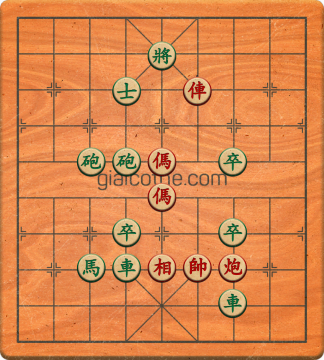 Bàn cờ tướng bài tập Cờ Tướng Haga thế Vừa ván 362 - Độ khó Khó