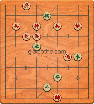 Bàn cờ tướng bài tập Cờ Tướng Haga thế Vừa ván 363 - Độ khó Khó