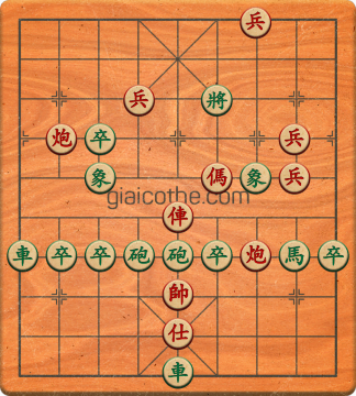 Bàn cờ tướng bài tập Cờ Tướng Haga thế Vừa ván 364 - Độ khó Khó