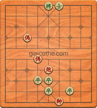 Bàn cờ tướng bài tập Cờ Tướng Haga thế Vừa ván 371 - Độ khó Khó