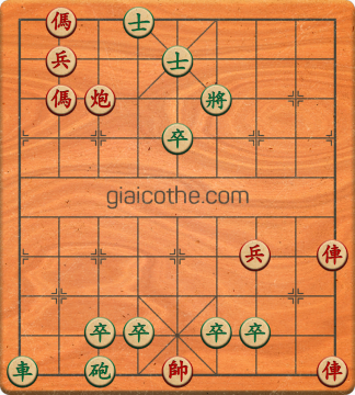 Bàn cờ tướng bài tập Cờ Tướng Haga thế Vừa ván 384 - Độ khó Khó