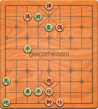 Bàn cờ tướng bài tập Cờ Tướng Haga thế Vừa ván 391 - Độ khó Trung Bình