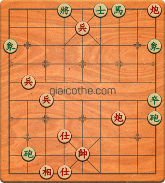 Bàn cờ tướng bài tập Cờ Tướng Haga thế Vừa ván 400 - Độ khó Trung Bình