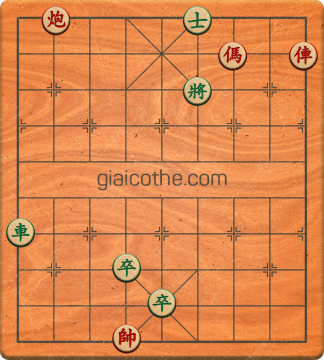 Bàn cờ tướng bài tập Cờ Tướng Haga thế Vừa ván 405 - Độ khó Khó