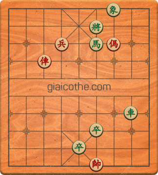 Bàn cờ tướng bài tập Cờ Tướng Haga thế Vừa ván 41 - Độ khó Trung Bình