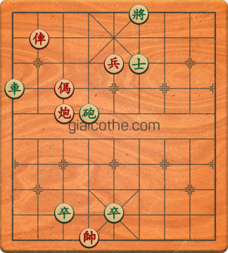 Bàn cờ tướng bài tập Cờ Tướng Haga thế Vừa ván 410 - Độ khó Khó