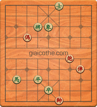 Bàn cờ tướng bài tập Cờ Tướng Haga thế Vừa ván 412 - Độ khó Trung Bình