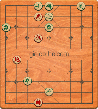 Bàn cờ tướng bài tập Cờ Tướng Haga thế Vừa ván 415 - Độ khó Trung Bình