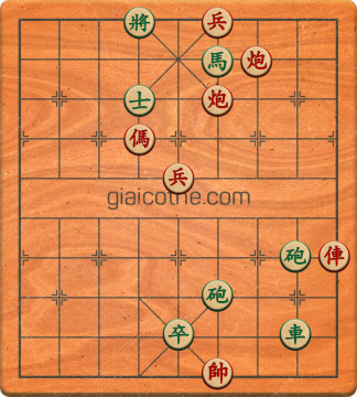 Bàn cờ tướng bài tập Cờ Tướng Haga thế Vừa ván 416 - Độ khó Khó